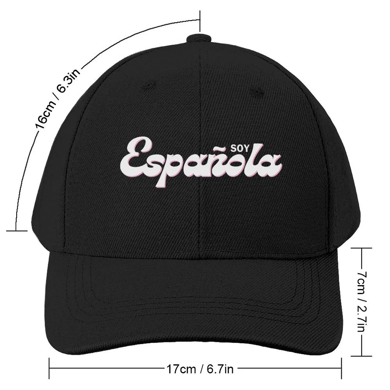 Soy Espa?ola - Spanish Elena Baseball Cap black hard hat Women's Beach Men's