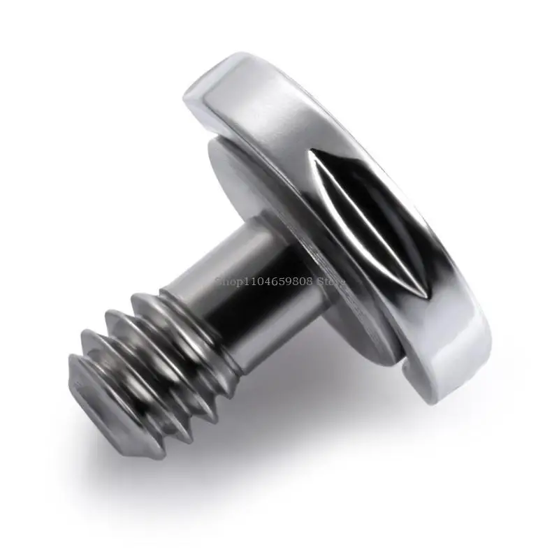

Metal 1/4" Mounting Screw D Ring/without Ring 10mm Shaft for Camera Tripod Monopod Quick Release Plate Accessories