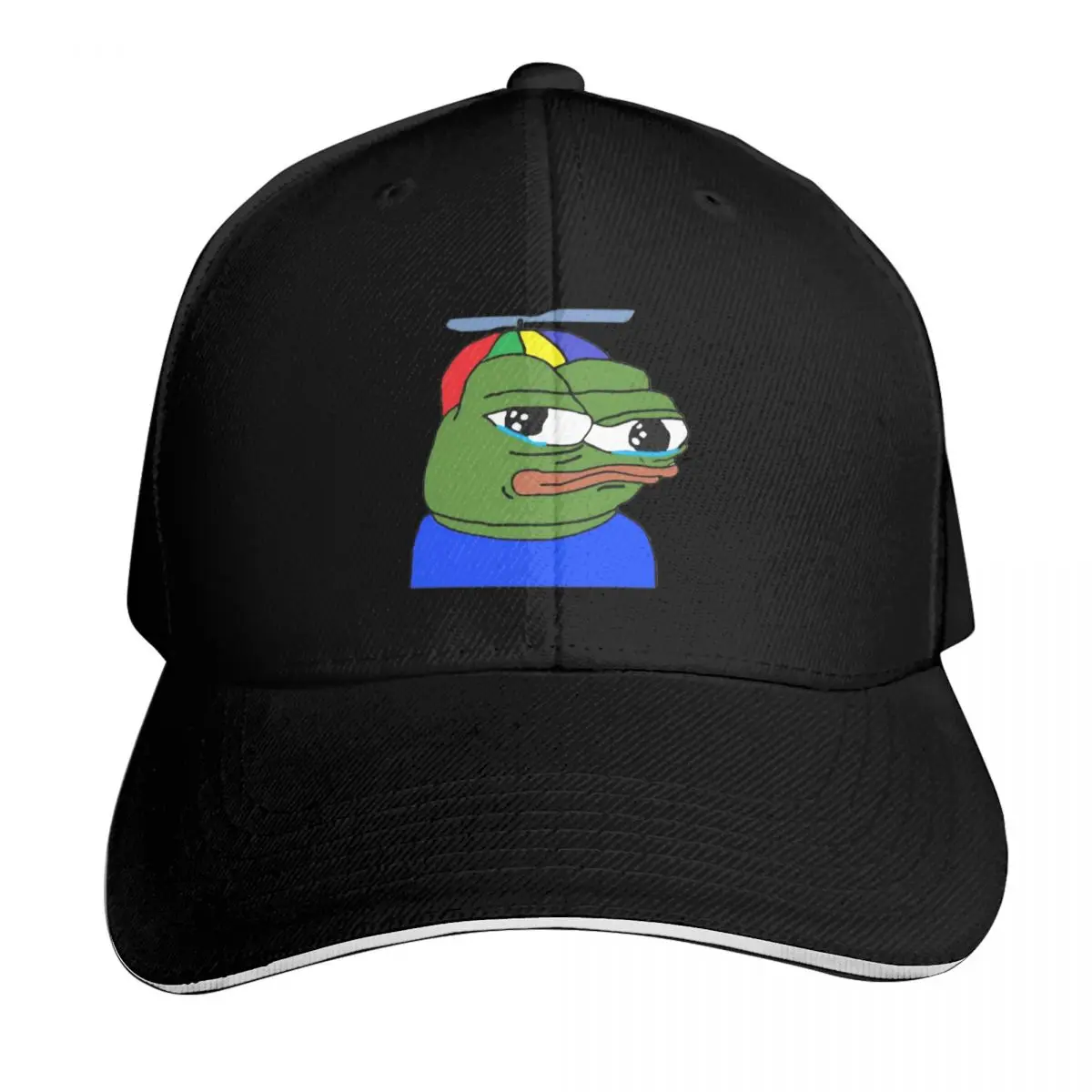Gorra de béisbol Emote PEPO SAD, gorra de playa a la moda, ropa de golf, sombrero de playa para hombre y mujer