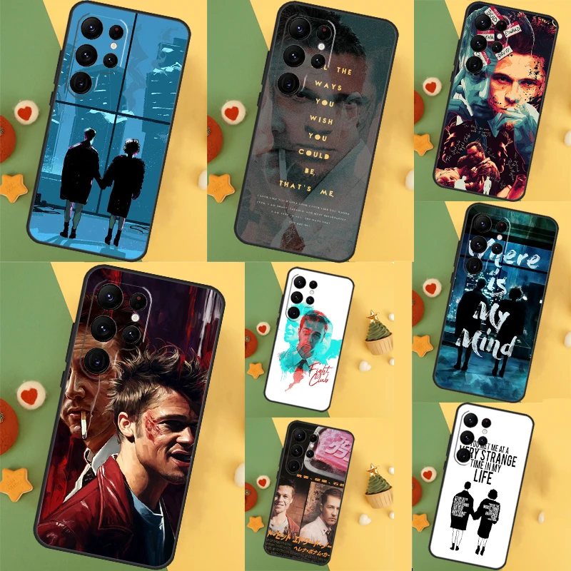 Jack Marla Fight Club Case For Samsung Galaxy S24 S23 S22 Ultra S21 S20 FE Note 20 Note 10 S8 S9 S10 Plus Cover