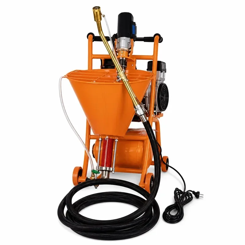 for Mobile 220V Brushless Motor Screw Pump Electric Mortar Spraying Machine Numerical Control Integrated Cement Grouting