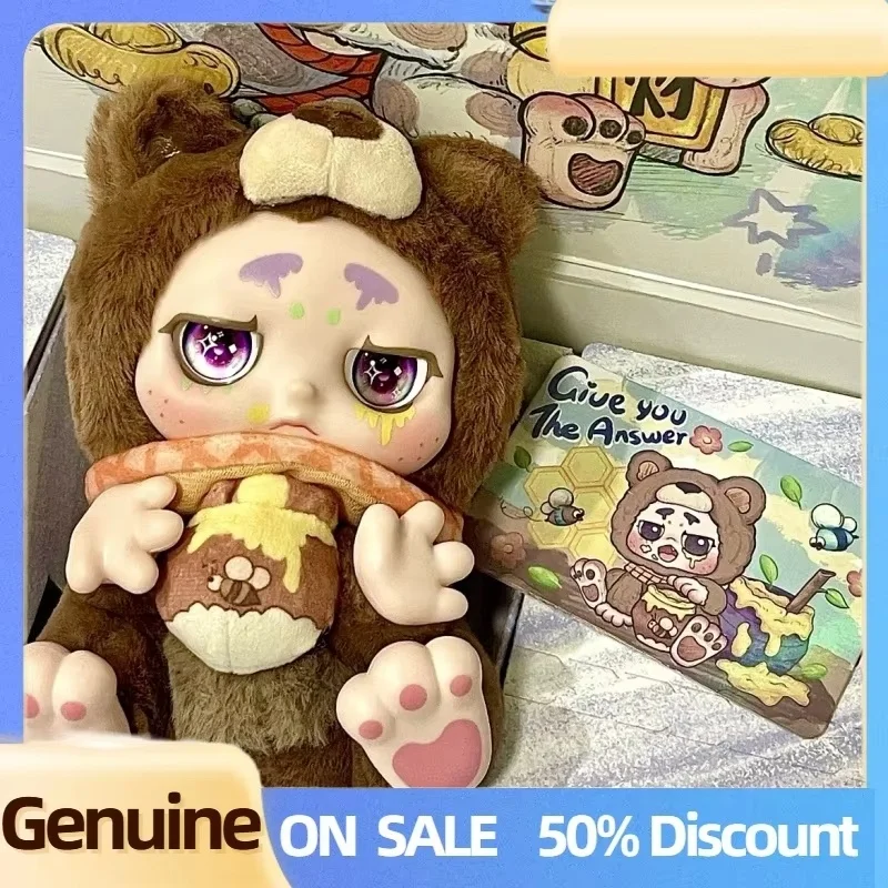 Echte Kimmon V2 Answer To Life'S Vragen Serie Blind Box Pluche Pop Speelgoed Kimmon 2.0 Figuur Knuffelige Mystery Box Speelgoed Kids Gift