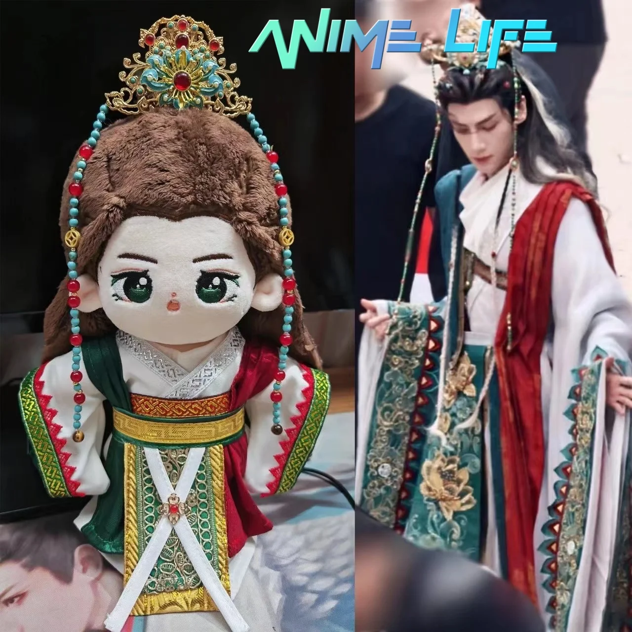 

Luo Yunxi Whispers of Fate Tang Lici Ancient Play Costume Suit For 20cm Doll Toy Costume Clothes Cosplay Gift Cute