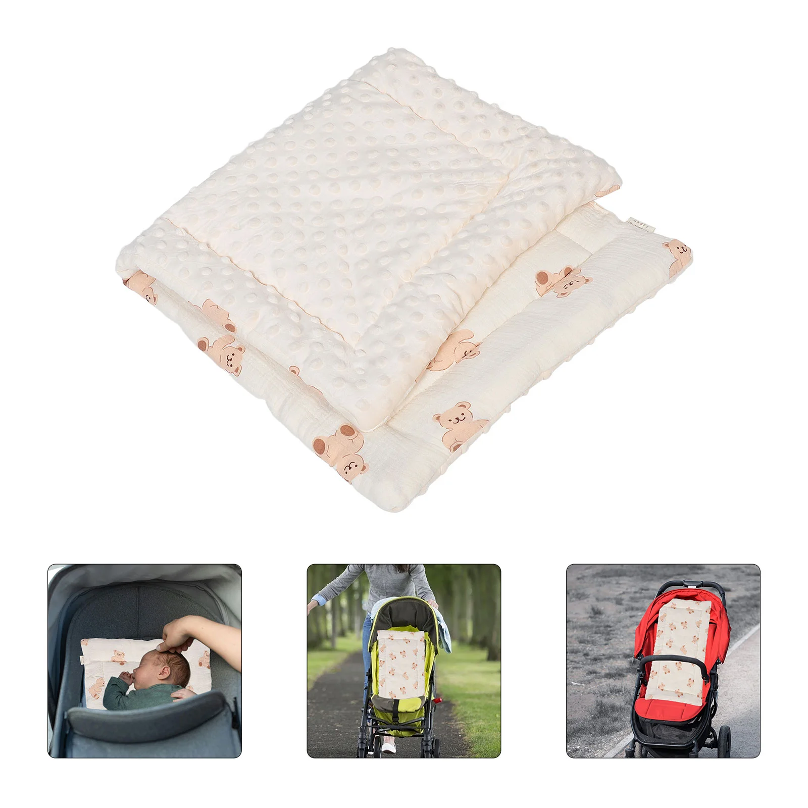 Stroller Toddler Baby Pad Cooling Love Seat Cushion 8000X4000X200CM Beige Mat Newborn