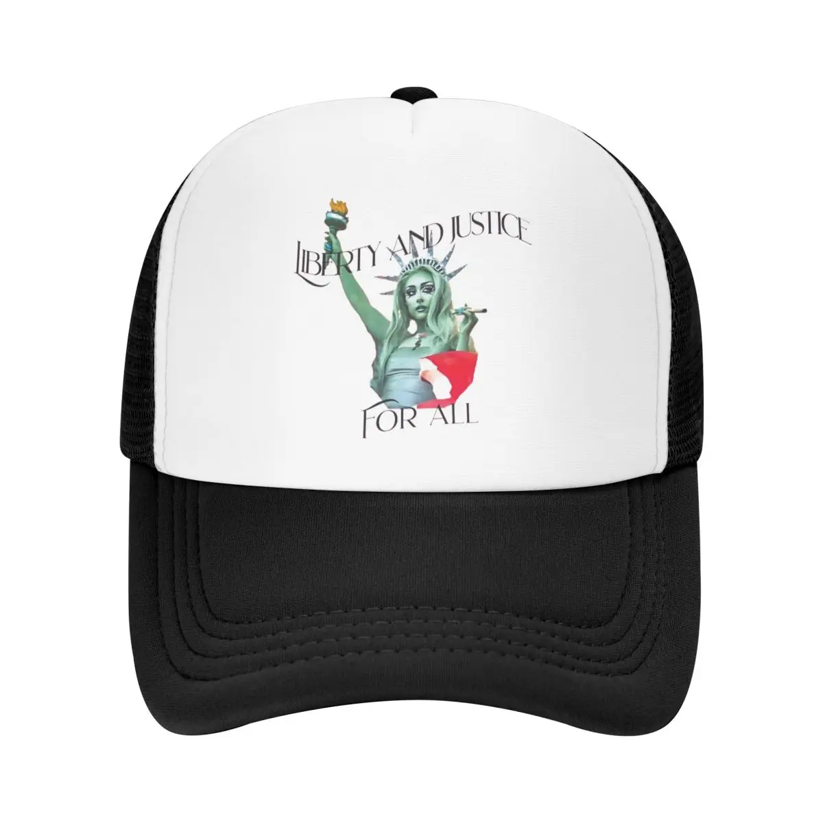 Chappell Roan Lady Liberty Mesh Baseball Cap Adult Vintage Sun Hats Hats Breathable Snapback Caps Sports Cap Summer Trucker Hats