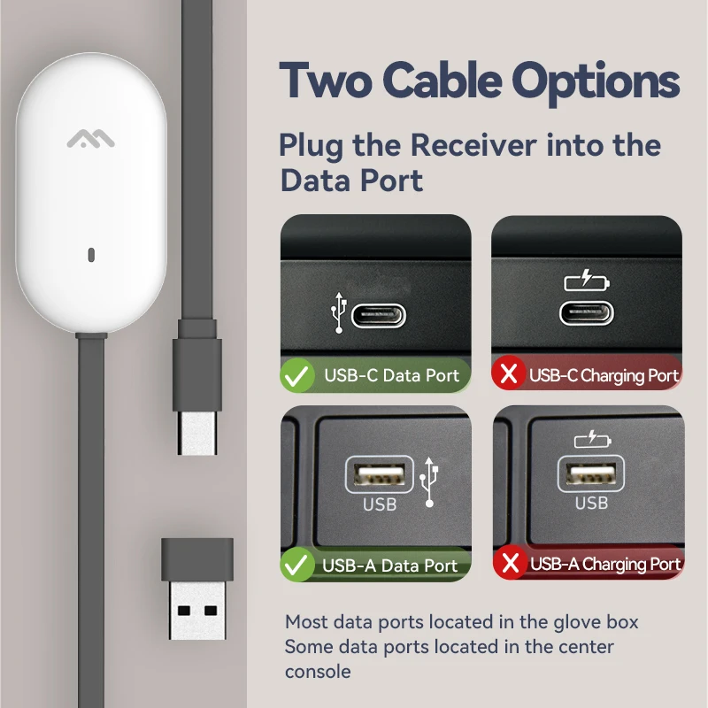T1-카라오케 마이크, USB-A 및 USB-C 수신기가 있는 충전식 카라오케 마이크, 플러그하여 사용, 페어링 필요 없음
