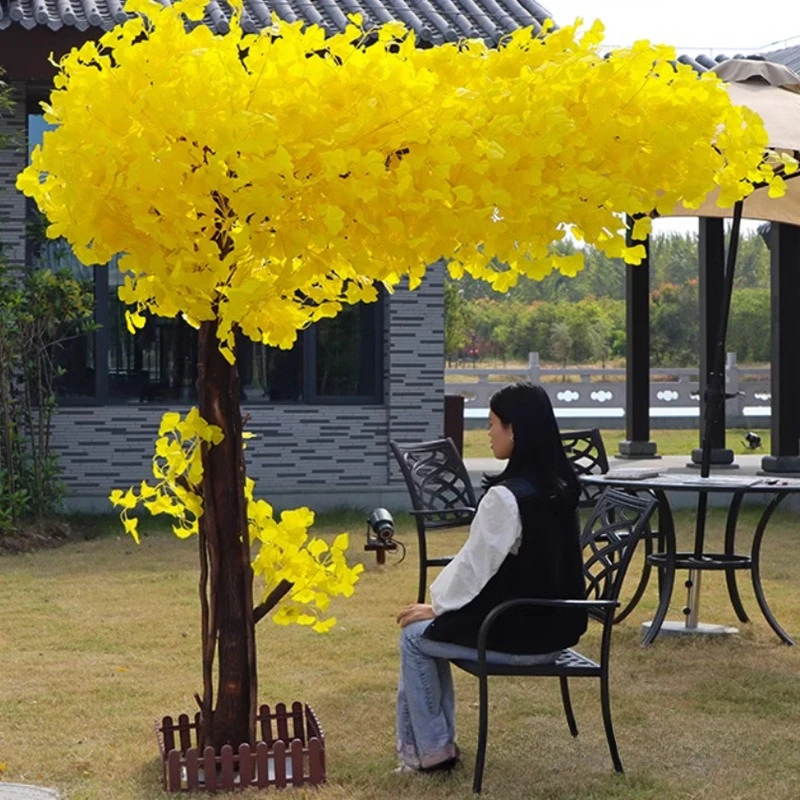 

Simulation of ginkgo tree indoor and outdoor decoration fake tree wedding shopping mall hotel exhibition
