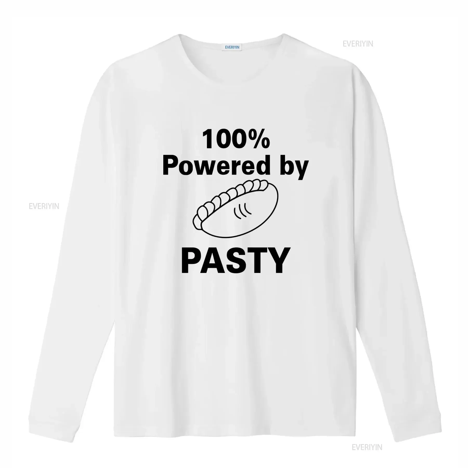 100 Powered by PASTY Cornwall T Shirt Cornish Design for  vintage Washed Unisex Breathable streetwear homme fashion graphic
