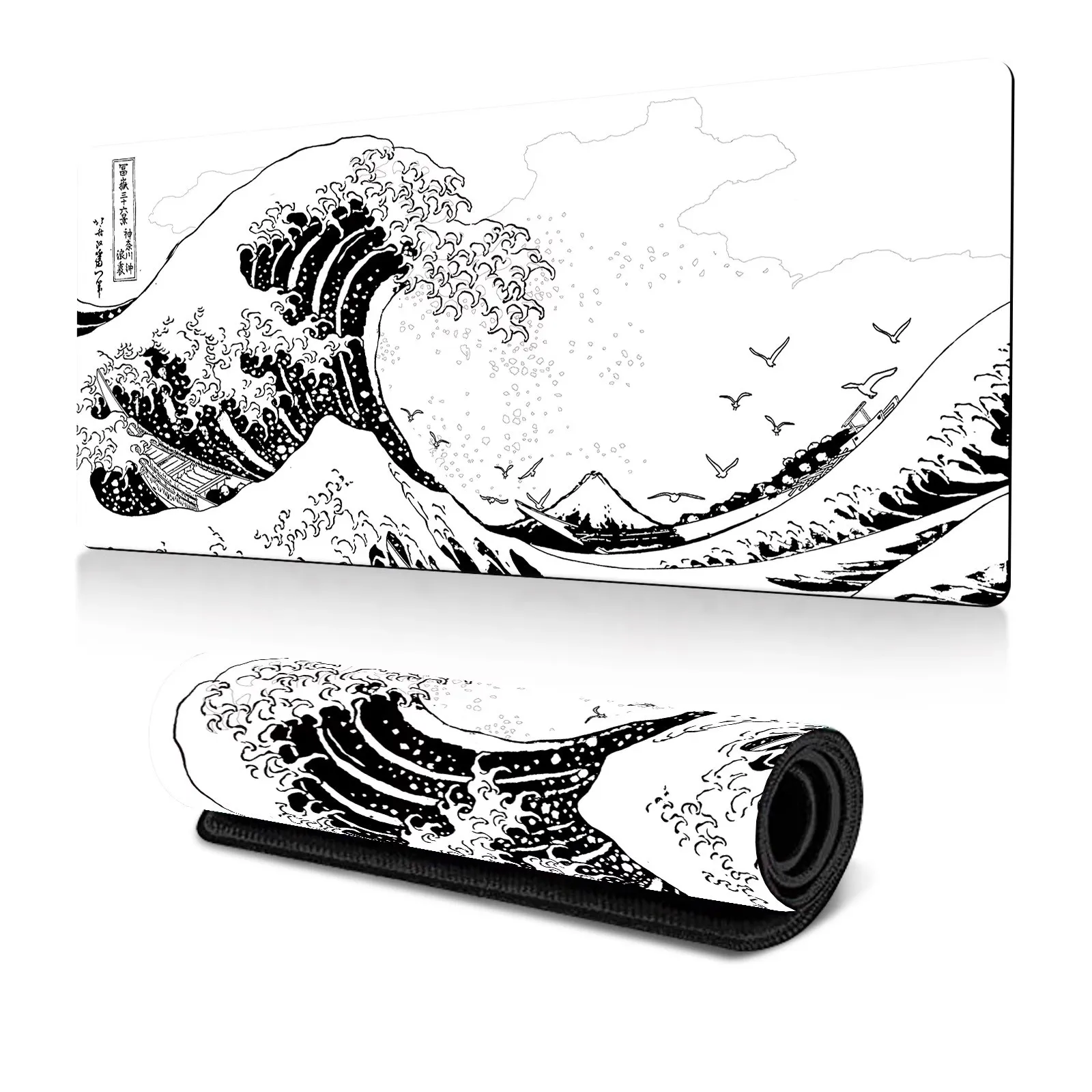 

Original Fantasy Waves Series Mouse Pad Customized Esports Cartoon Gaming Computer Keyboard Pad Office Desk Mat