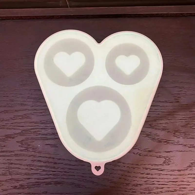 Heart Ice Cube Tray Silicone Heart Ice Cube Molds Food Grade Reusable Easy To Remove Flexible Love Ice Mold With Lid For Candy