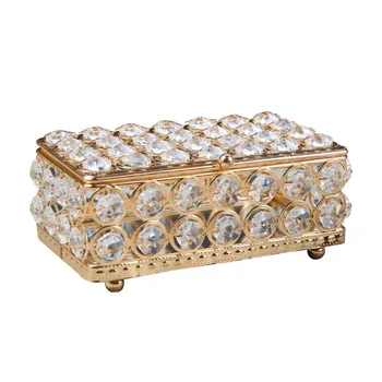 유럽 크리스탈 보관함, 데스크톱 정리함, 창의적인 보석 보관함, 저렴한 럭셔리 