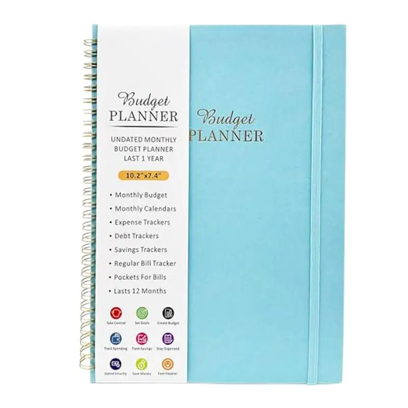 Budget Planner 2025 User-Friendly Budget Planner Bill Organizer Bill Tracker Finance Planner With Double-Sided Pockets For Famil