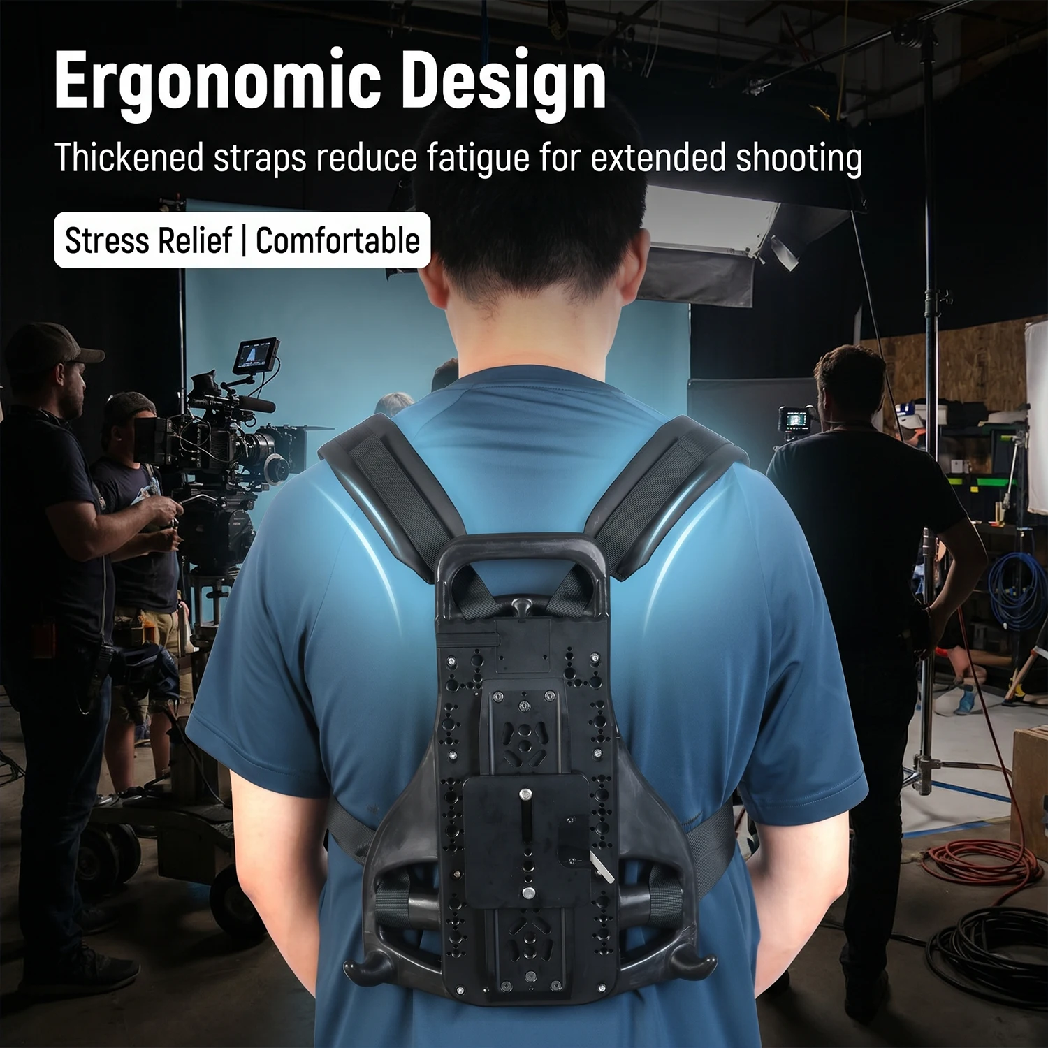 For DJI Ronin 4D / Sony Venice 2 Camera lens bodies Quick Release Board Backpack,Aluminum Alloy Material is Wear-Resistant