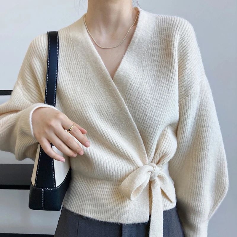 2025 Autumn and Winter Fashion New Women's Elegant Knitted Cardigan Series Waist Cardigan Wool Short Warm Coat