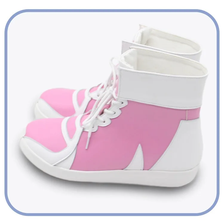 Dantsu Vlam Cosplay Schoenen Anime Pretty Derby Cosplay Props PU Lederen Schoenen Halloween Carnaval Laarzen Op maat gemaakt