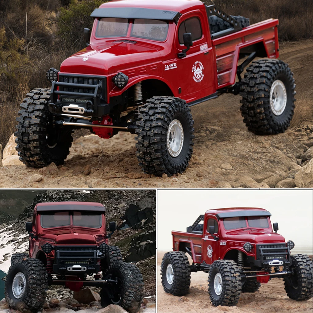 1/10 RGT EX86170 챌린저 4WD RC카 RTR 2.4GHZ 클라이밍 오프로드 모델 고속 저속 도어 액슬 전동 리모컨 장난감