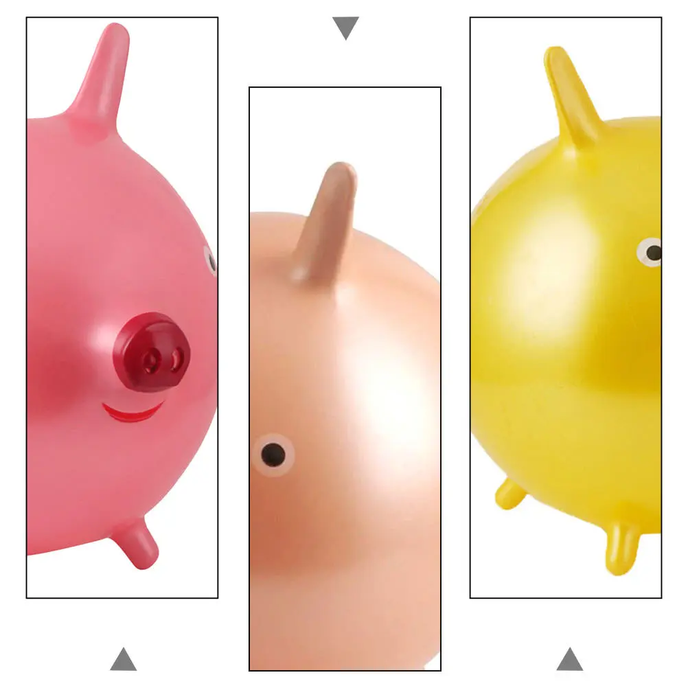 

Sheep Horn Bouncing Ball Thickened Pvc Kids Hopping For Balance Coordination Outdoor Indoor Playground Party Kindergarten