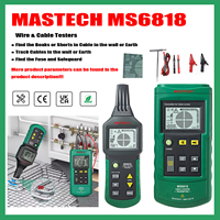 MASTECH Portable Professional Wire & Cable Testers MS6818  Wire Cable Tracker Metal Pipe Locator Detector Tester Line Tracker