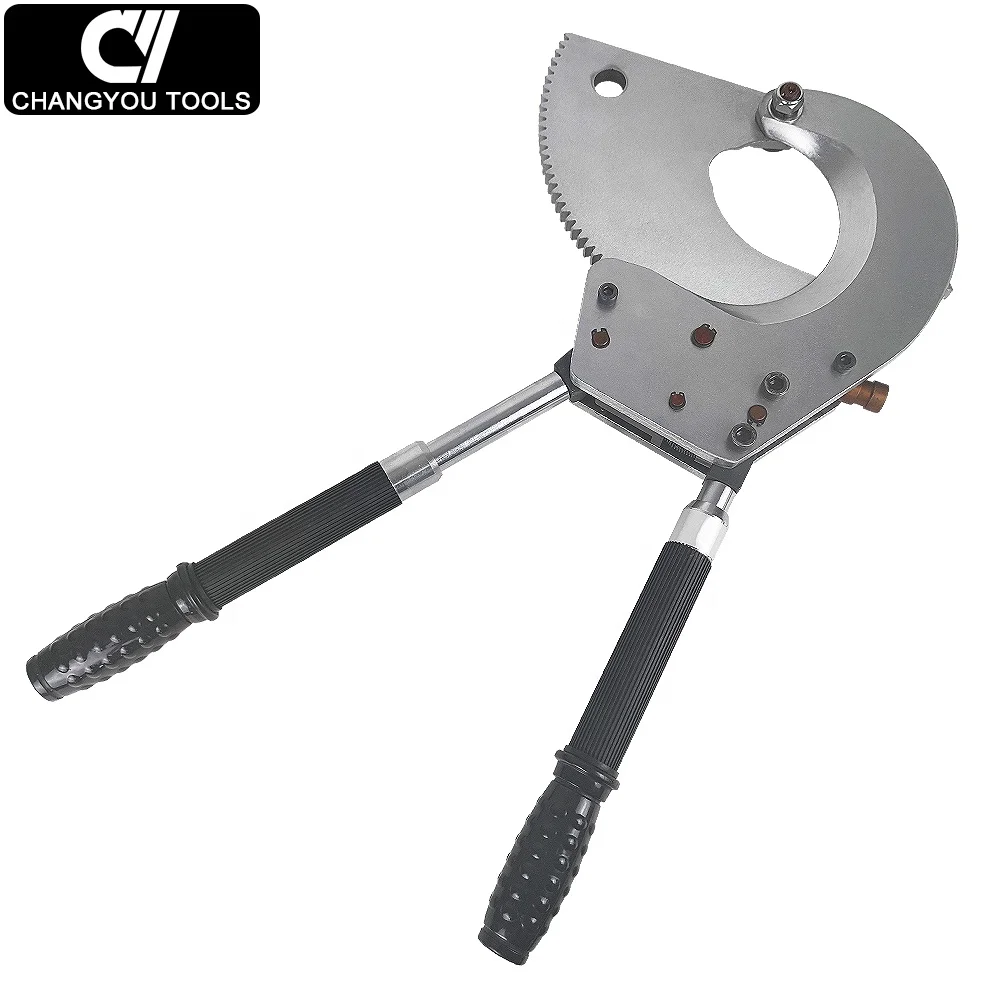 XD-130A Standard Ratchet Cutter Steel Tool Manual Cable Scissors for Construction Cable Management Mechanical Manual Cable