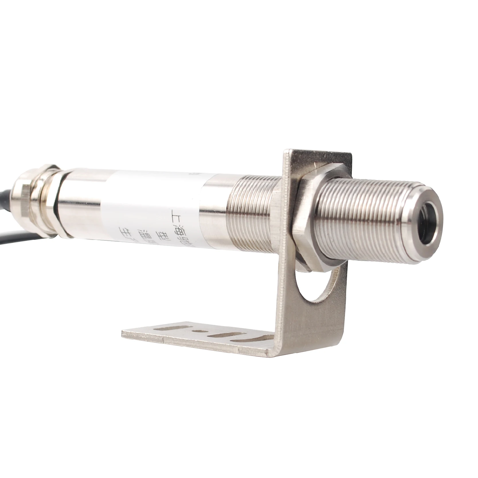 

HW-DT100 Temperature Sensor 0‑600°C Non‑Contact Probe 4‑20mA RS485 Output with Digital Display for Industrial Use