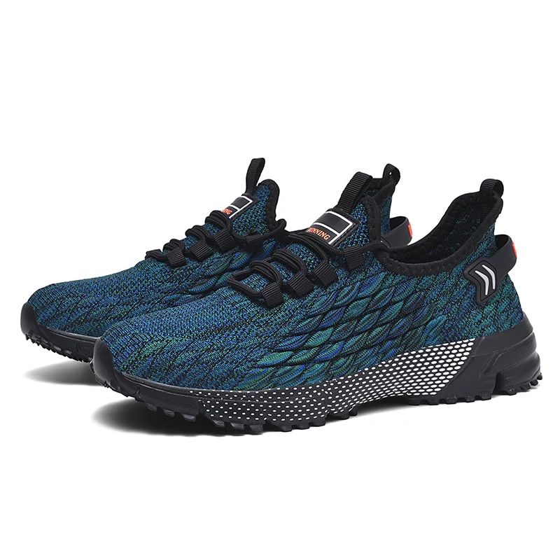 Cheap Running Sneakers for Men Breathable Weave Men's Athletic Shoes Large Size 47 Outdoor Sport Sneakers Men zapatillas hombre