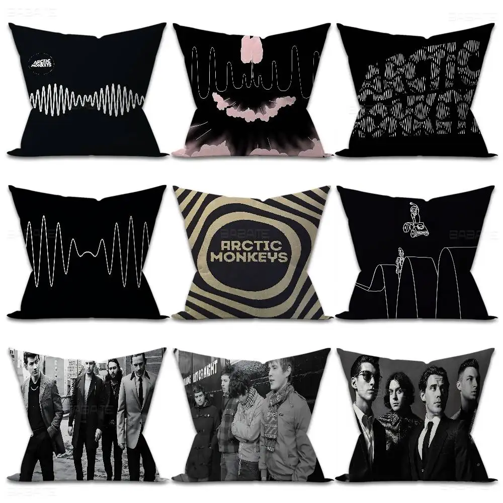 A-Arctic M-Monkeys Rock Band Lucky Dragon pillow cover sofa cushion cover home room decoration children gift