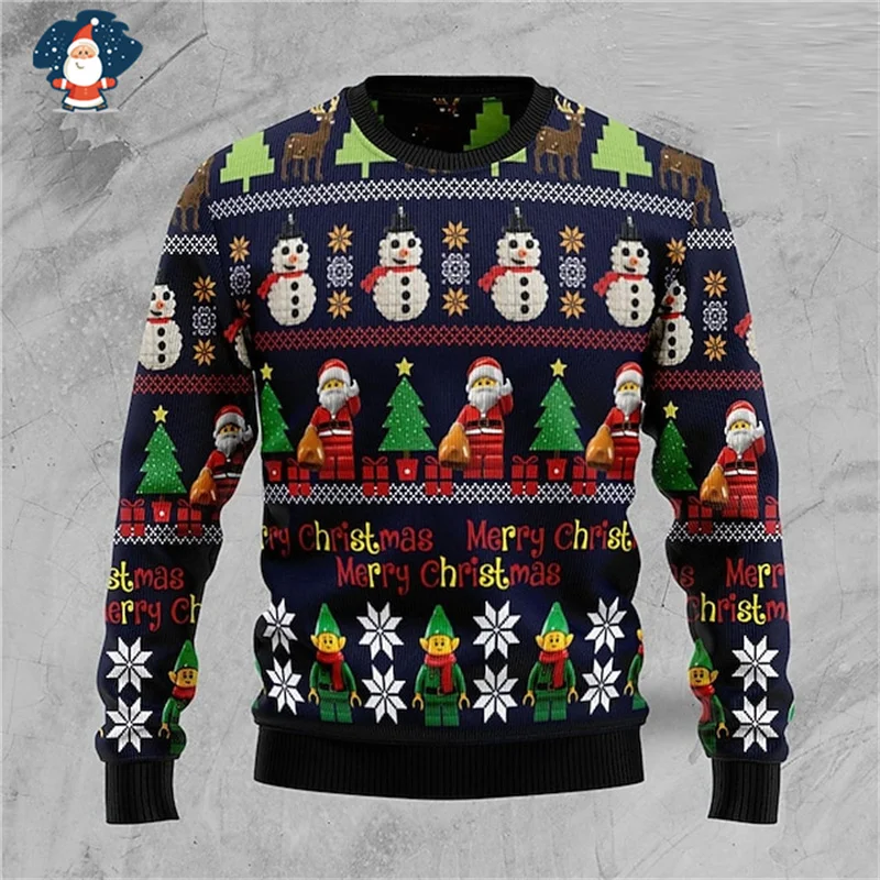 

Merry Christmas Sweatshirts Mens Ugly Christmas Sweater Funny Fashion New In Sweaters Women Ugly Sweaters Christmas Jumpers Men