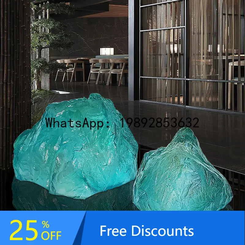 LYY حديقة المناظر الطبيعية الإبداعية الحجر الشفاف النحت الفني فندق العقارات الملحقات #1