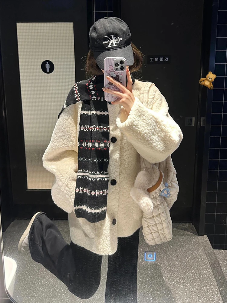 

Lamb Wool Jacket Autumn Woman Slevees Arms Limbs Appendages Branches Extremities Stems Extensions Elongations Projections Ladies