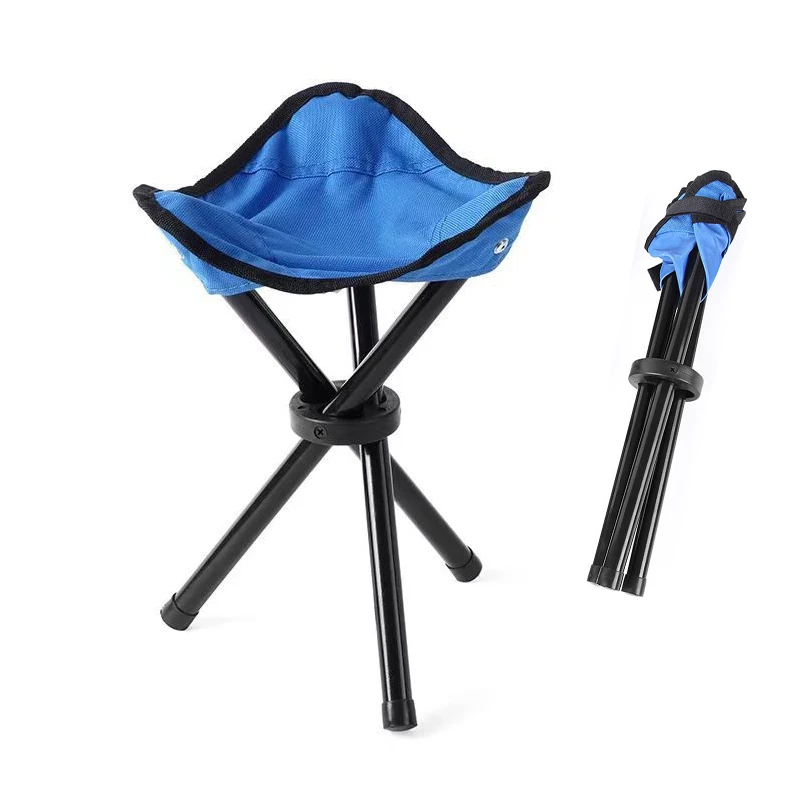 

Outdoor Portable Triangle Folding Stool Camping Collapsible Foot Stool Hiking Beach Travel Picnic Fishing Seat Ultralight Picnic