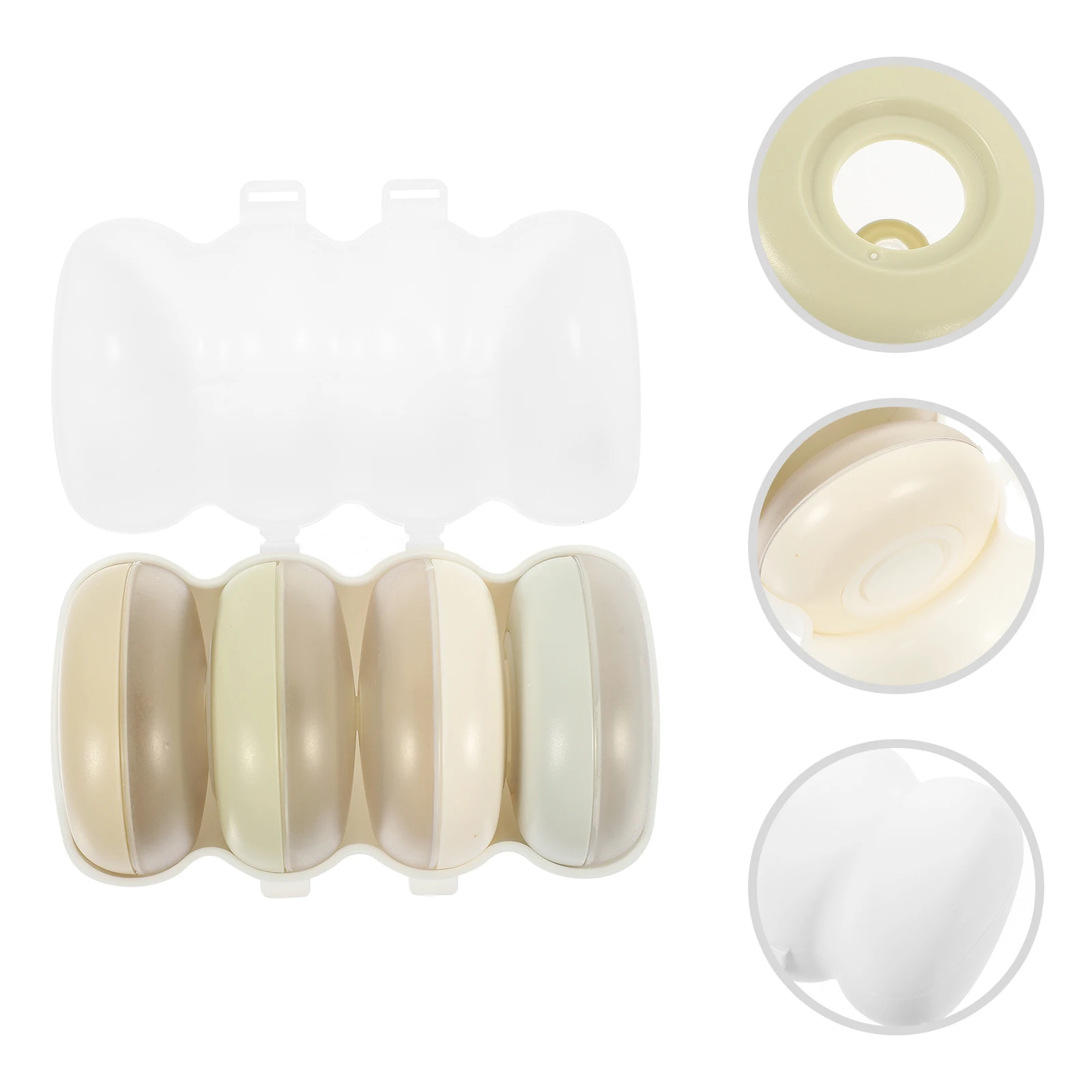 

Portable Lotion Dispenser Empty Jars Lightweight PP Material Bottles Travel Sealed Container Refillable Storage Case