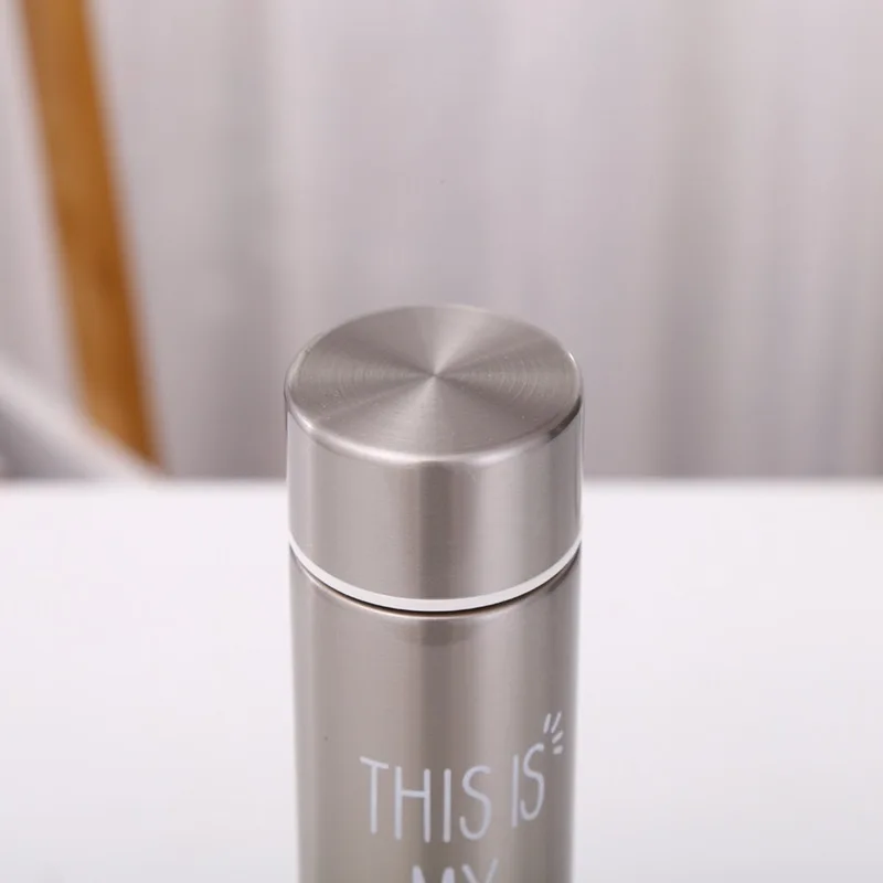 Gradient colour 240ml Travel Vacuum Flask Stainless Steel Straight Cup Insulation Tumbler Thermos Coffee Thermo Mug
