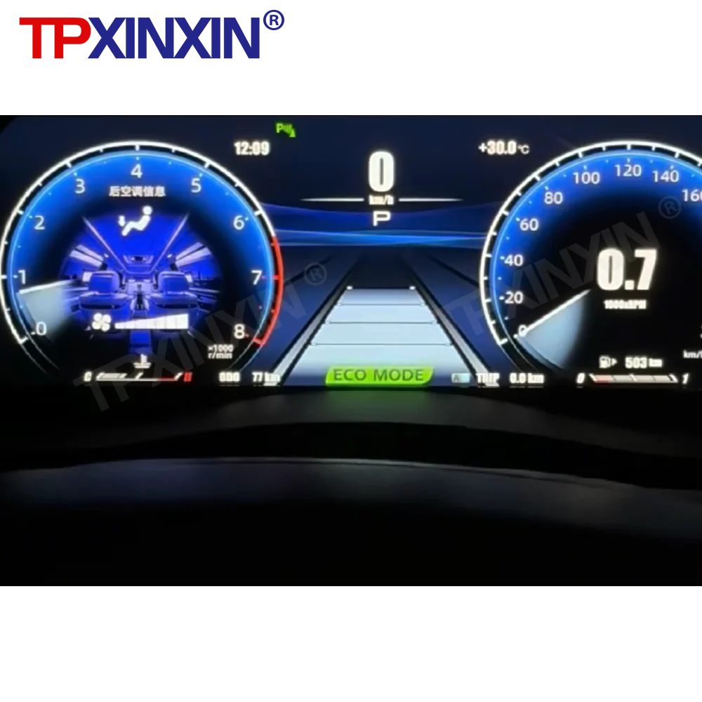 لوحة سيارة العنقودية الرقمية لتويوتا ألفا 20 سلسلة 2008-2015 30 سلسلة 2015-2023 LCD لوحة أدوات السيارات قمرة القيادة الافتراضية