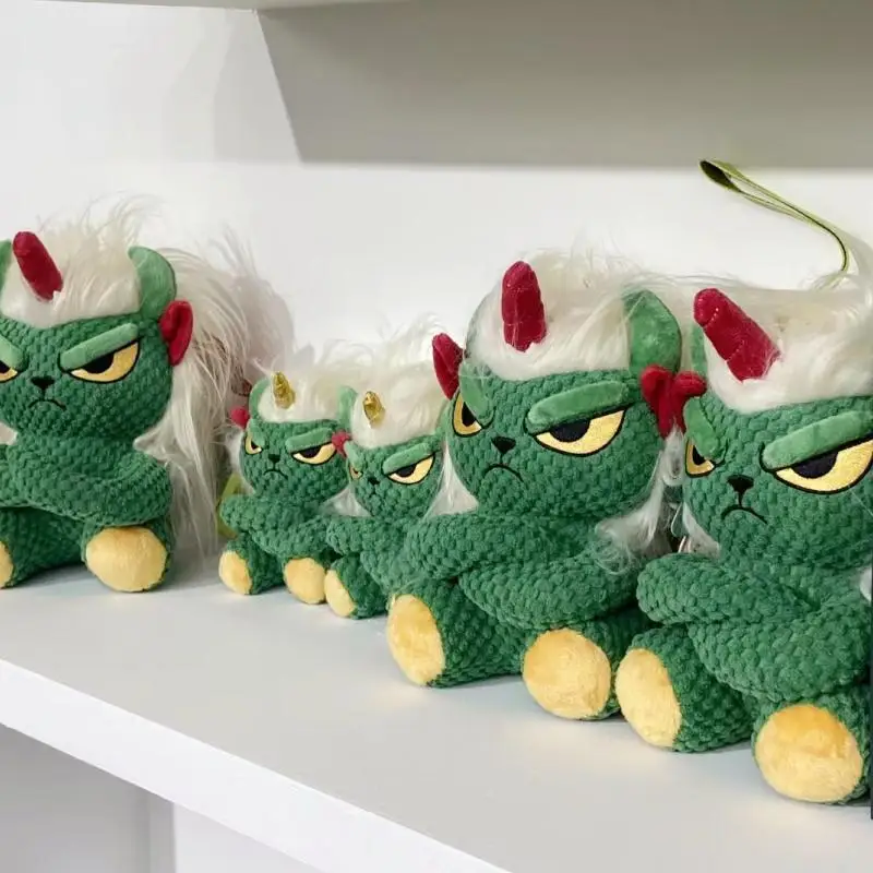 

Original Joykey Angrybaby Unicorn Plush Christmas Doll Cartoon Holiday Decoration Doll Festive Keychain Toys Christmas Gifts