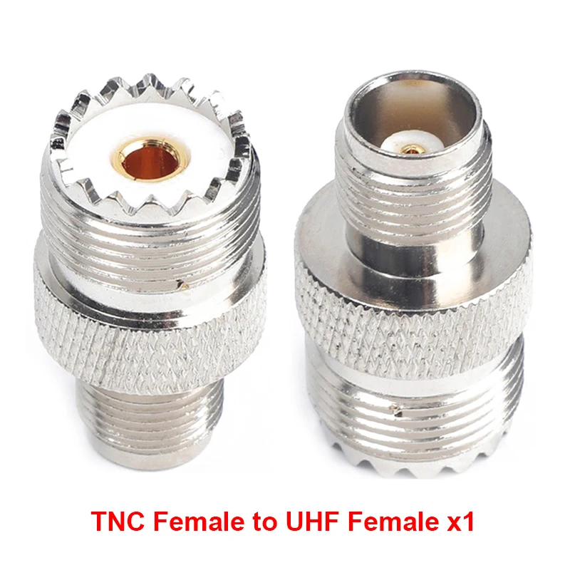 1 Stück TNC zu PL259 SO239 HF-Stecker UHF Stecker-Buchse zu TNC Buchse-Stecker Adapter Reines Kupfer Gerader Koax-Konverter – Detail 5