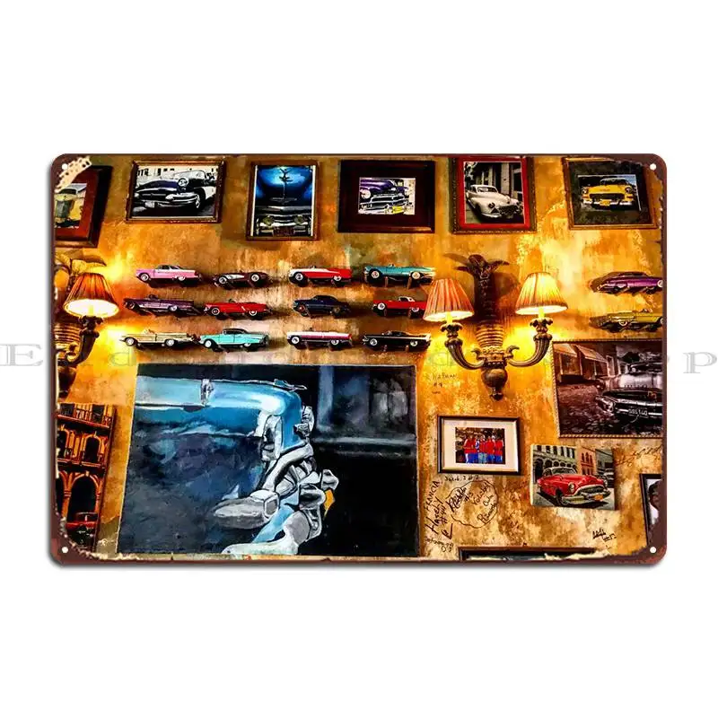 Casa De La Musica Metal Signs Wall Mural Garage Designing Designing Cinema Tin Sign Poster