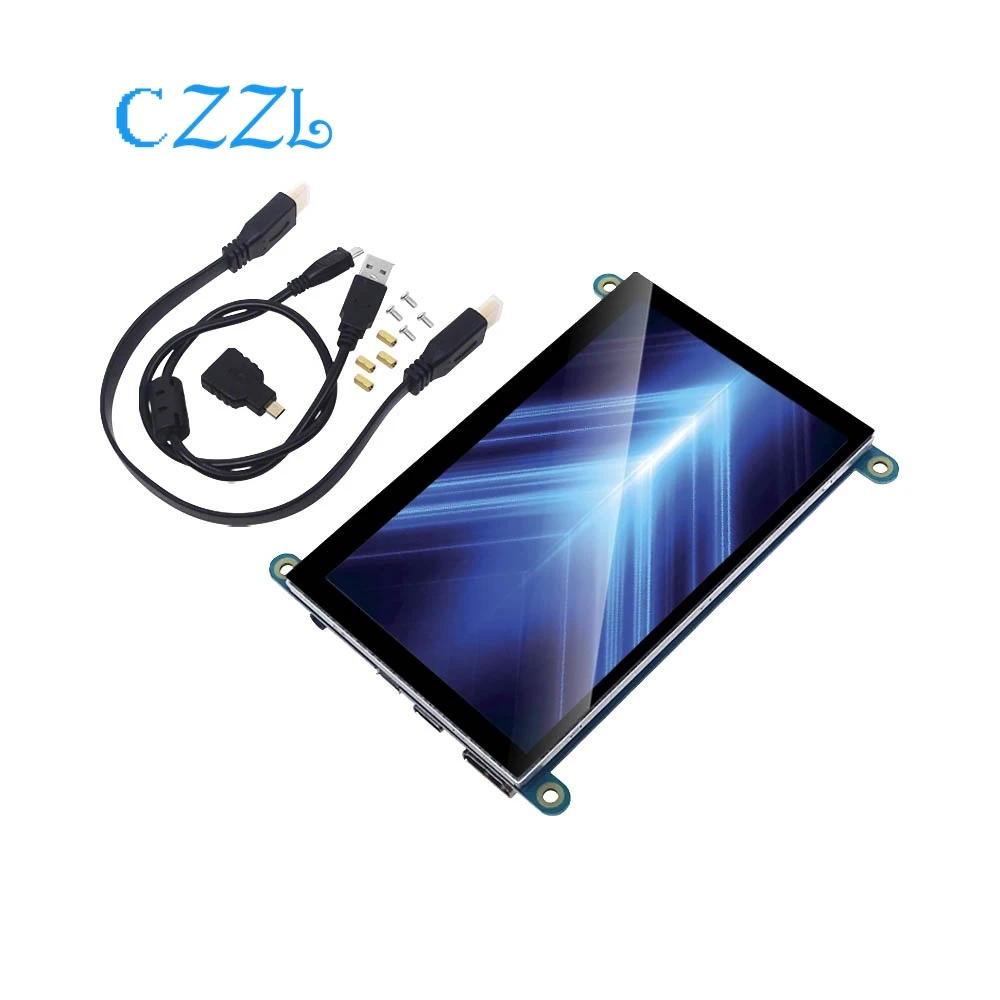 5 inch IPS LCD HDMI 800 x 480 capacitive touch screen LCD display, suitable for Sony PS4/Raspberry Pi/PC/Banana Pi