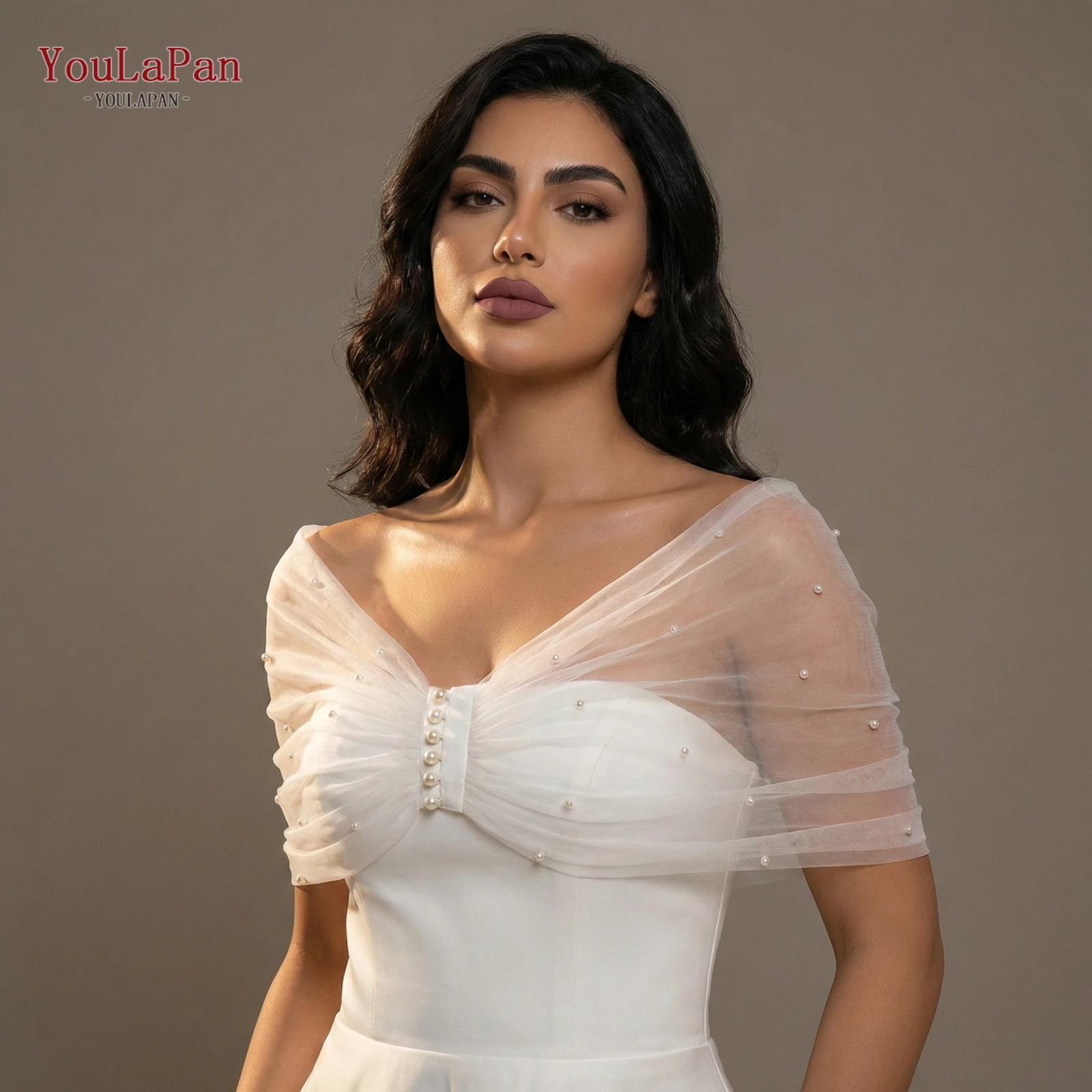 

Свадебное платье TOPQUEEN, болеро, женская куртка с жемчугом, короткий топ-накидка, свадебные аксессуары, женское болеро Vg73