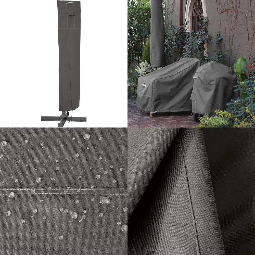 

13-Foot Waterproof Offset Patio Umbrella Cover with Canopy for Outdoor Furniture Protection