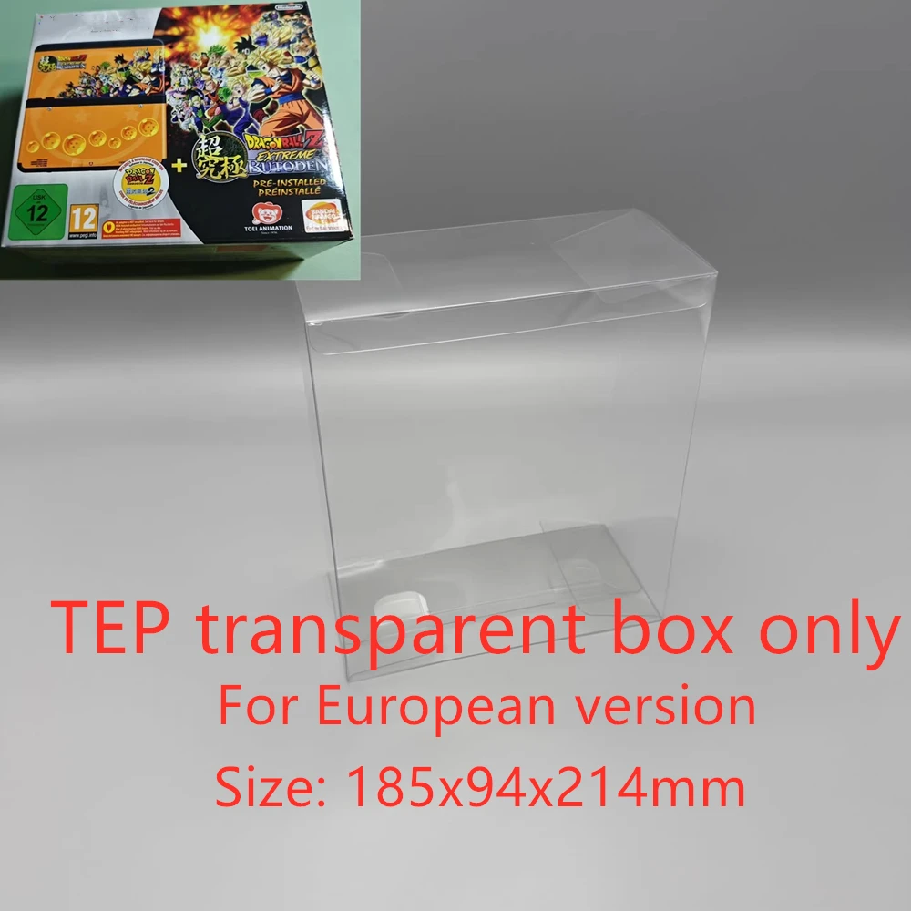 

Прозрачная защитная коробка для DRAGON BALL/новая коробка для сбора Nintendo 3DS/LL, TEP-корпус для хранения игр, прозрачный витрина