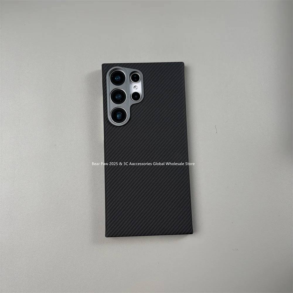 Funda de fibra de carbono de aramida 600D para Samsung Galaxy S24, funda magnética Ultra aramida para Galaxy S24, funda de carbono ultrafina