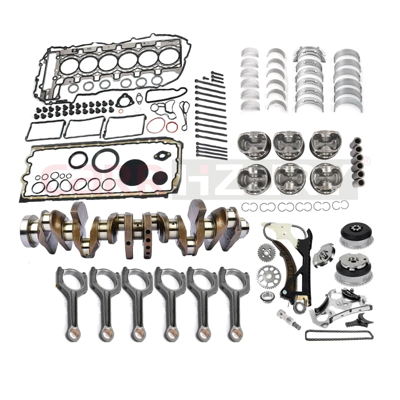 

Carrhzury 11212163665 Engine Overhaul Rebuild Kit -Crankshaft / Con Rods / Timing Set for N55 135i 235i 335i 435i 535i 3.0L