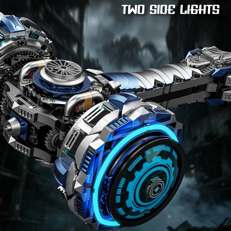 2026 NEW Mechanical Thunder Hammer Building Blocks Set with Light STEM Brick Model Kit DIY Desktop Ornament  Birthday Gifts Toy view 4