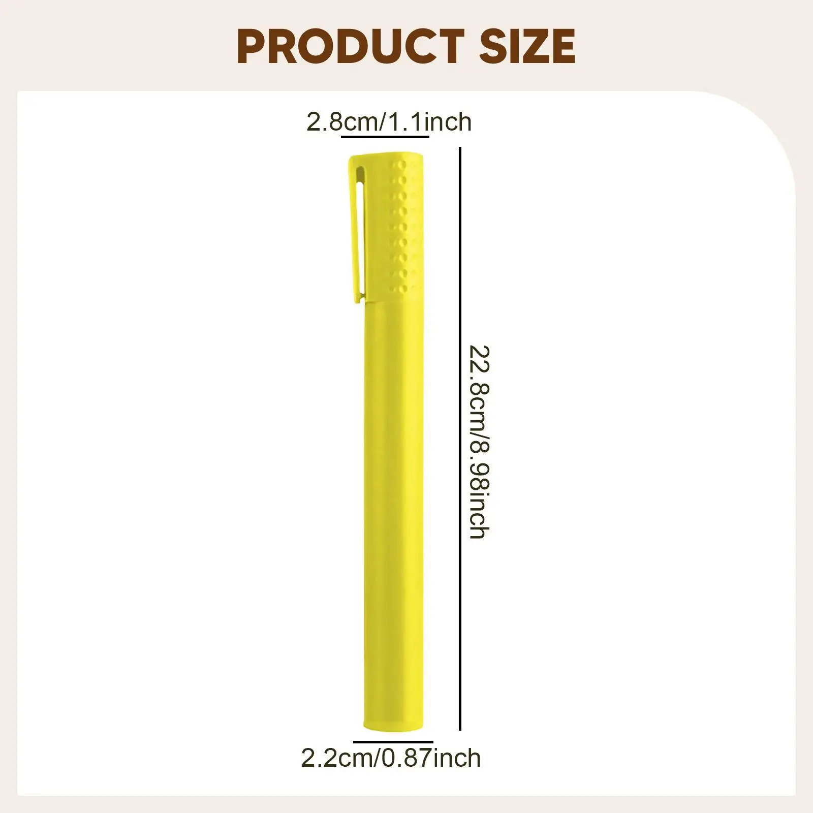 طرف إزميل أصفر فلوري لطلاء ملاحظات الكتاب للبالغين والأطفال