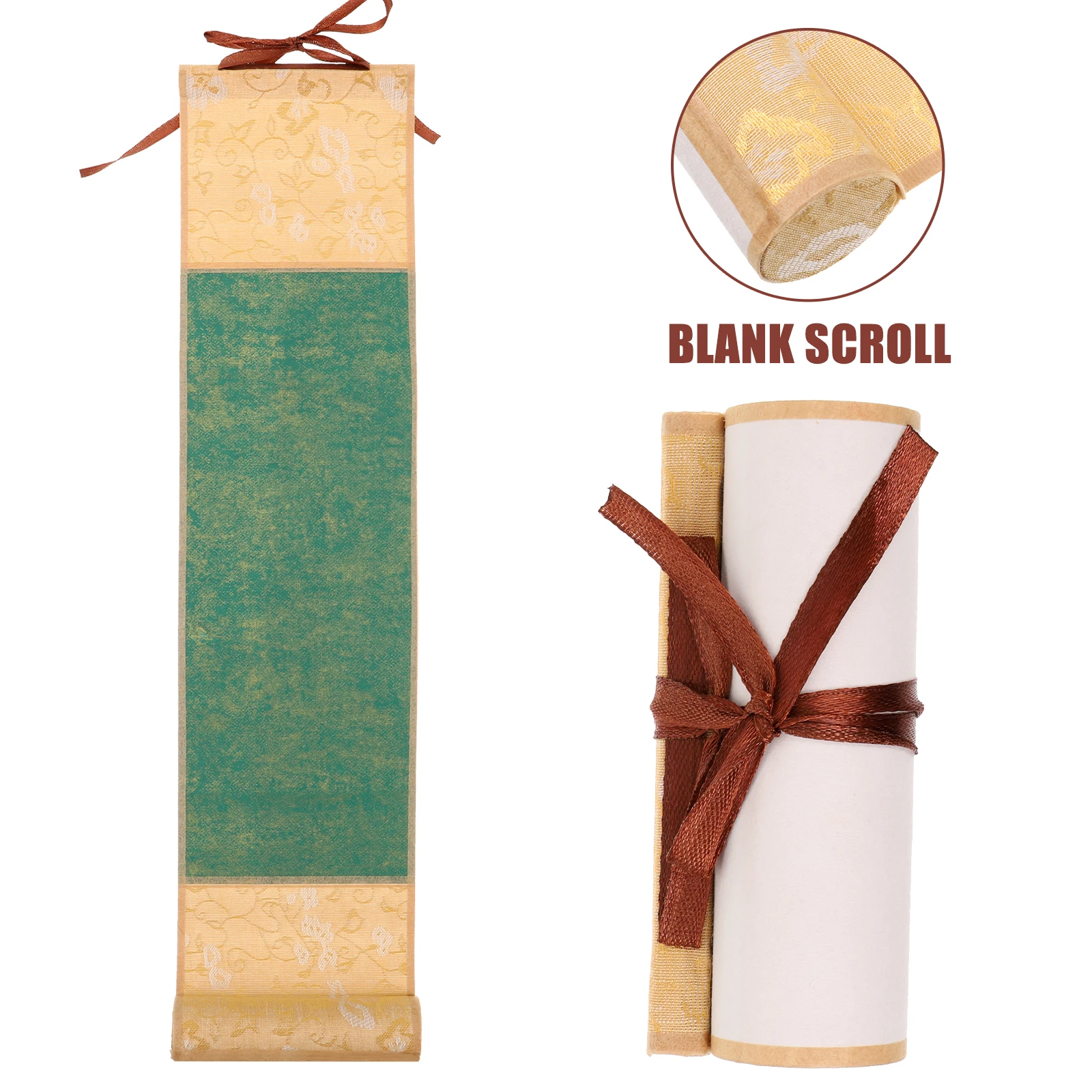 

Blank Calligraphy Scroll Paper Chinese Painting Retro Hanging Art Wall Decor For Drawing Writing Practice Painting Supply