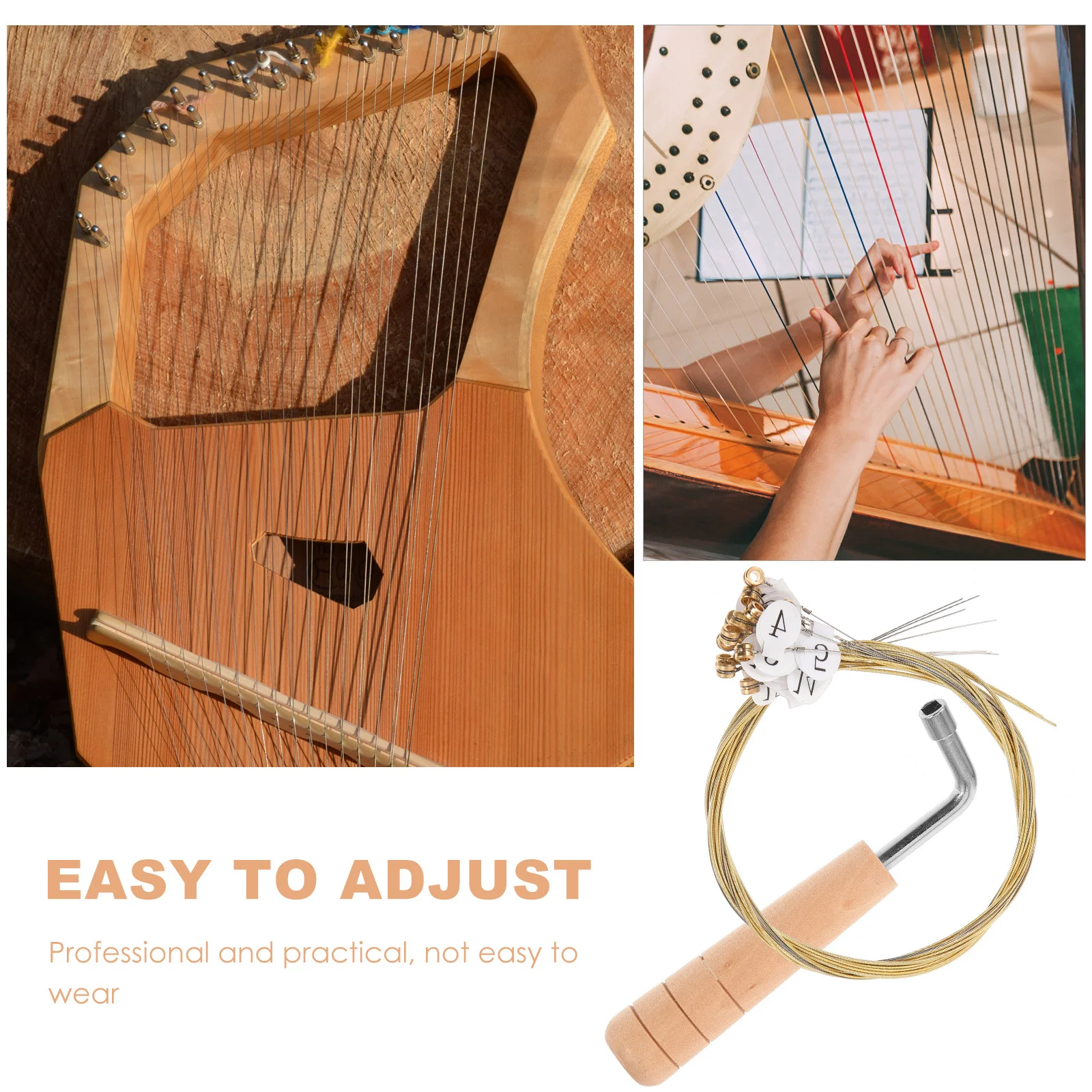 آلة وترية صغيرة آلات موسيقية القيثارة ضبط وجع المبتدئين قيثارة مفتاح الملحقات