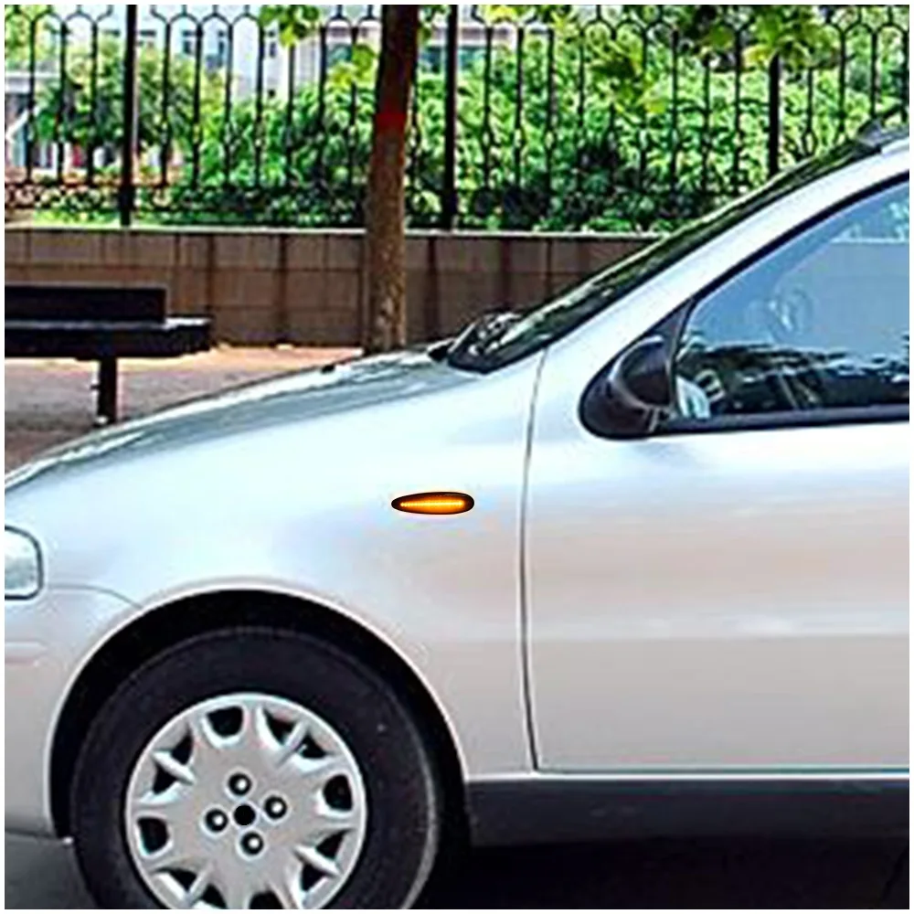 For Fiat Palio Albea Croma II Bravo Marea Siena Strada For Maserati 4200 Grandsport LED Dynamic Side Marker Turn Signal Lights