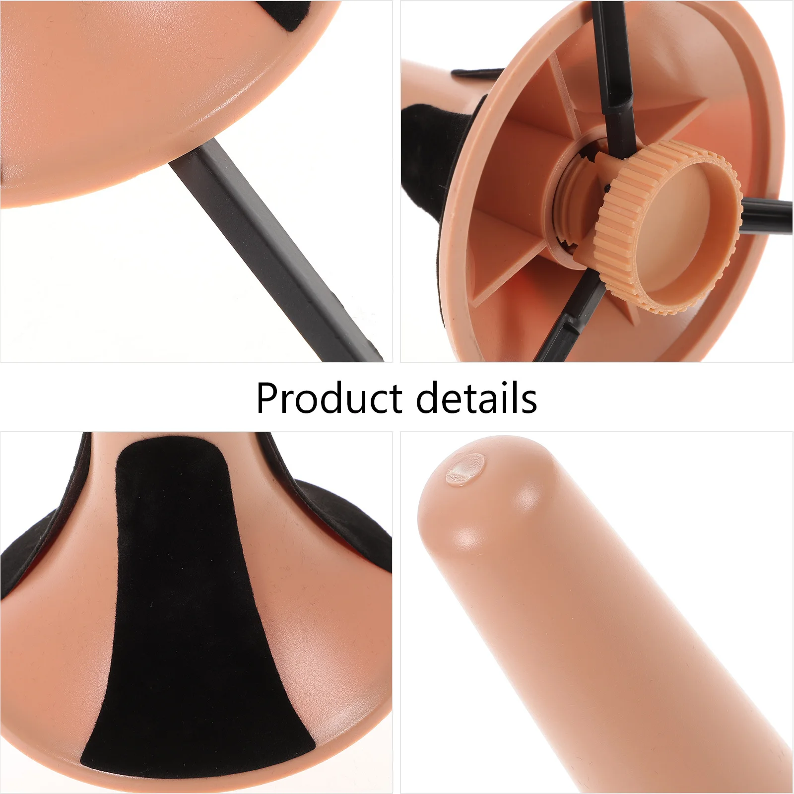 

Detachable Metal Legs Trumpet Stand Portable Foldable Design Plastic Body Fabric Pads Protection Cornet Support