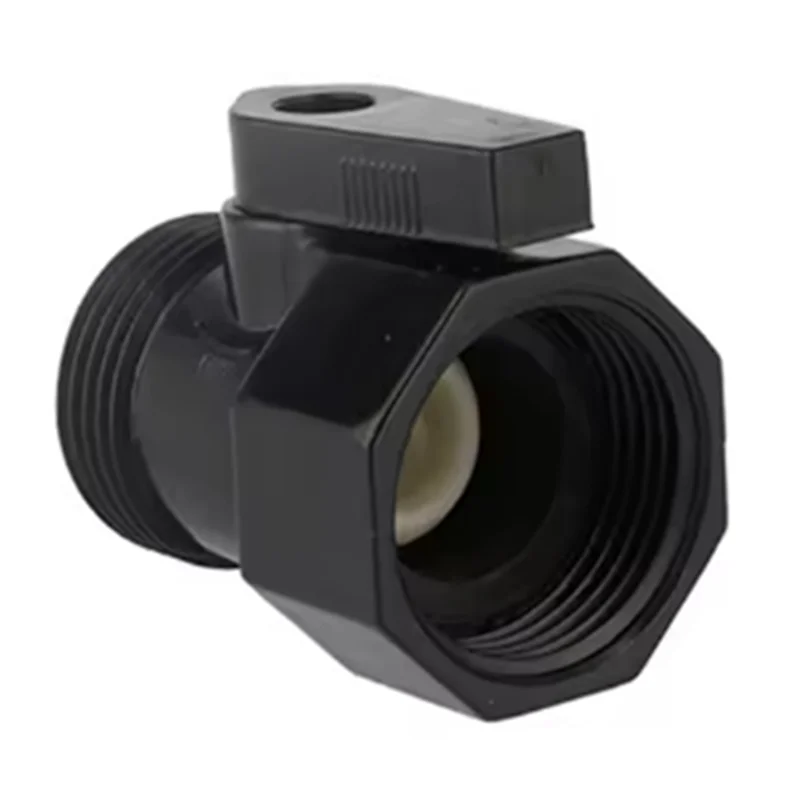 AB41-Valvola a sfera per tubo da giardino Funzionamento senza perdite in plastica per compatibilità tubi standard statunitensi