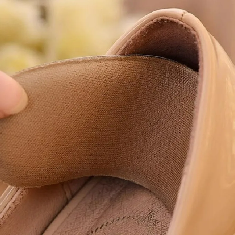 Antiwear Heel Pad Smooth Elastic Sponge Insole Patch Shoe Rear Relieve Pain Wear Resistant Heel Sticker Foot Protective Paster